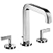 Produktbild Hansgrohe 3 Loch Waschbeckenarmatur Axor Citterio chrom Hebel griffe u.langer Auslauf ohne Platte 39