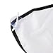 Luoem Beard Bib Cape Shaver Apron Facial Hair Trimmings Catcher (White)