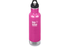 Klean Kanteen Edelstahlflasche mit Loop Verschluss Vakuum Insulated Classic