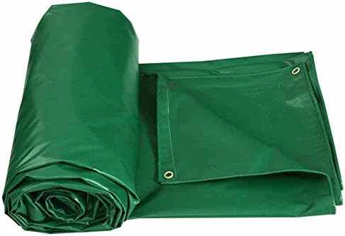 MEIDUO Tent Tarps Heavy Duty Tarpaulin, High Density Woven Polyethylene and Double Laminated - 450g/m², green - 100% Waterproof and UV Protected 10 sizes for outdoor ( Size : 5*4m (actual size 4.85*3.85m) )