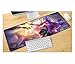 Produktbild Mauspads,Anime-Spiel LOL Lotus Super Große XL-Mausunterlage, rutschfeste Unterseite, Oberflächenglätte Und Genauigkeit 300 * 800 Mm