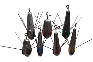 JOARDER Grip Weight For Sea/Beach Fishing/gripper weights/Breakaway style (5 Pack) 3oz 4oz 5oz 6oz 7oz 8oz 9oz