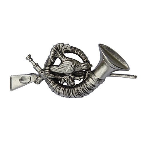 Preisvergleich Produktbild Breiter - Hutanstecker, Hutabzeichen, Hutschmuck, Anstecker: Jagdhorn, Auerhahn und Gewehr