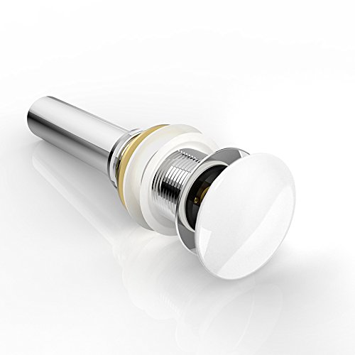 Push Open AA51 ohne Überlauf-Funktion edel verchromt mit Keramik-Deckel und Rohrverlängerung - 2