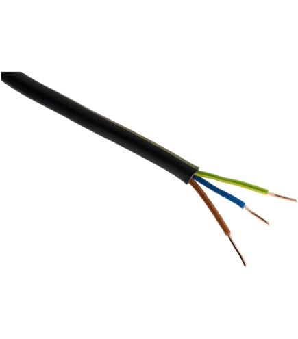 Rallonge Electraline 5m - Câble H05VV-F 3G1.5mm², Blanc, Pour Appareils Ménagers