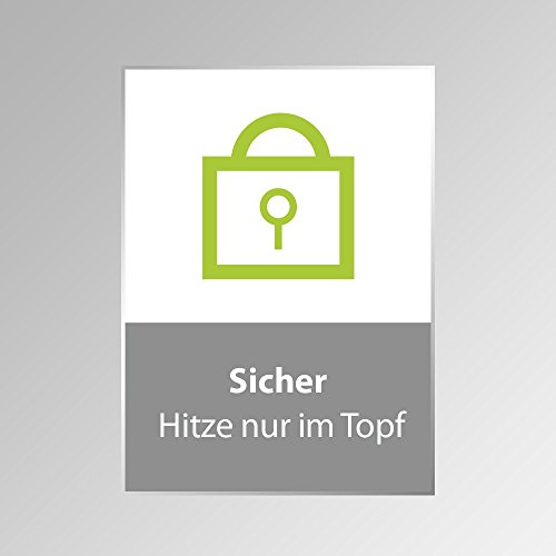 Ellrona ERGO Touch 2000, Einzel-Induktionskochfeld – Induktions-Kochplatte mit Glaskeramik- Ganzglasoberfläche, Kochfeld mit 10 Leistungsstufen, Timer und Sensor-Touch Bedienung - 4