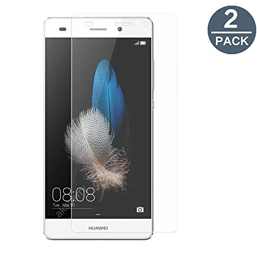 Verre Trempé Huawei P8 Lite, [2-Pack] Y-ouni Film Protection -SANS BULLES D'AIR -Ultra Résistant Dureté 9H Protection Terre Trempé Huawei P8 Lite