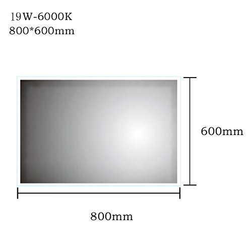 Anten® LED Badspiegel mit Beleuchtung 19W kaltweiß IP44 Badezimmerspiegel mit Sensor-Schalter 60×80 cm - 3