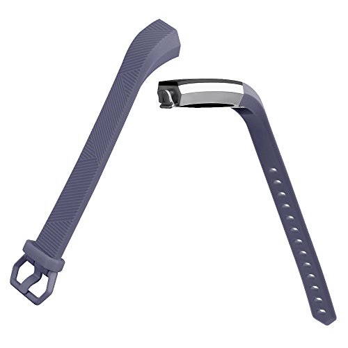 fit-power Neueste Fitbit Alta HR und Alta Band mit Metall Verschluss, Silikon Ersatz für Fitbit Alta HR und Alta (gratis Displayschutzfolie inklusive) - 5