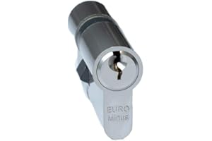 FELGNER Cylindre de fermeture à double cylindre Euro Plus | cylindre profilé serrure de porte serrure de sécurité pour portes, porte d'entrée, porte d'appartement | avec 3 clés | longeur: 25-35 mm