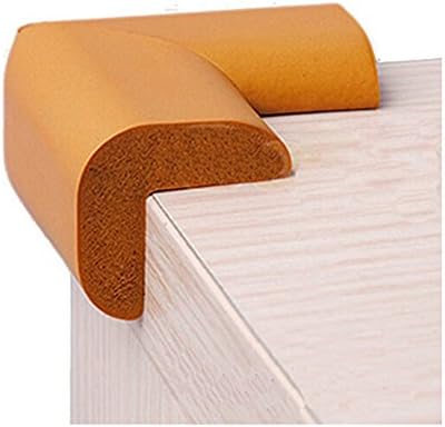 Safe for Child-Practical Thickened Baby Kid Safety Guard Table Corner Cushion Dark Brown-Desk Table Cover Cushion Protector