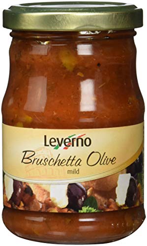 Preisvergleich Produktbild Leverno Bruschetta Olive, 6er Pack (6 x 180 g)