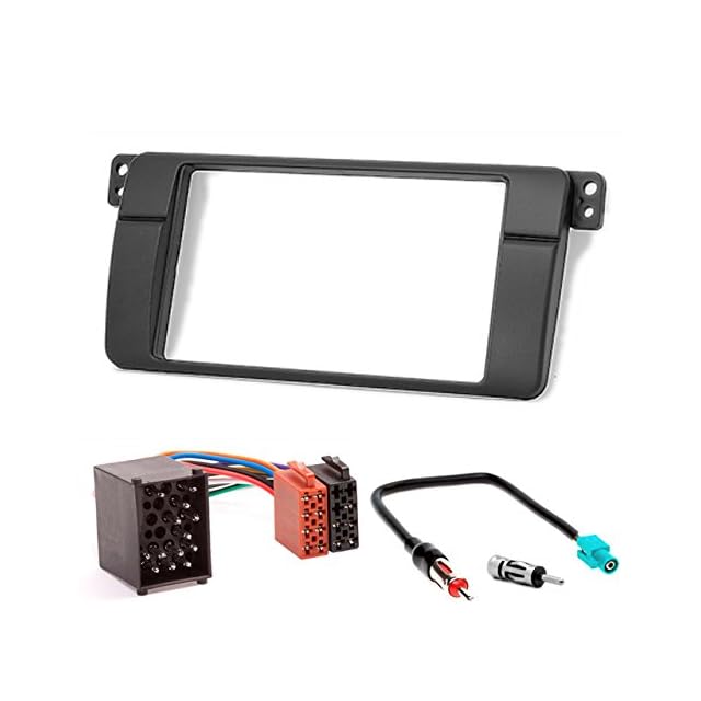 Adaptador De Antena Amplificada Para Audi Sound-Way Kit Montage Autoradio, Marco 2 DIN Radio De Coche, Adaptador Kit Montaje Autorradio