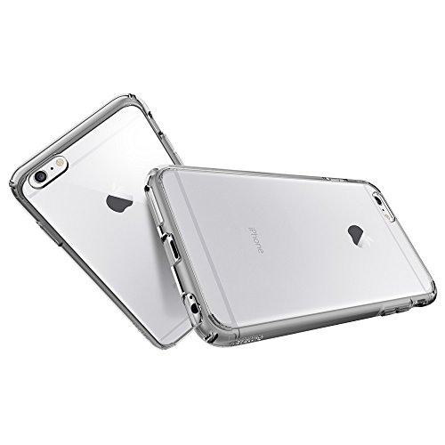 Spigen SGP11645 - Funda iPhone 6s Plus  Ultra Hybrid con Tecnolog  a de Coj  n de Aire y Protecci  n H  brida   Cristal espacial