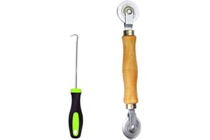 Csirnto Rotella per Zanzariere 2 Pezzi Rullo Porta Schermo Attrezzo per Zanzariera Strumenti per Schermo Rotante Rotolamento Strumenti per Rulli per Installare Schermi di Finestre e Porte