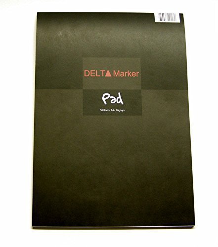 Delta Markerblock A4 50 Blatt 70g Grafikpapier Block Markerpapier