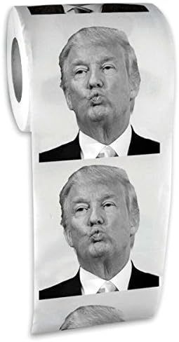 Donald Trump Toilet Paper Roll - Take a Dump with President Donald Trump Novelty Gift | 1 Roll of Funny Donald Trump Toilet Tissue