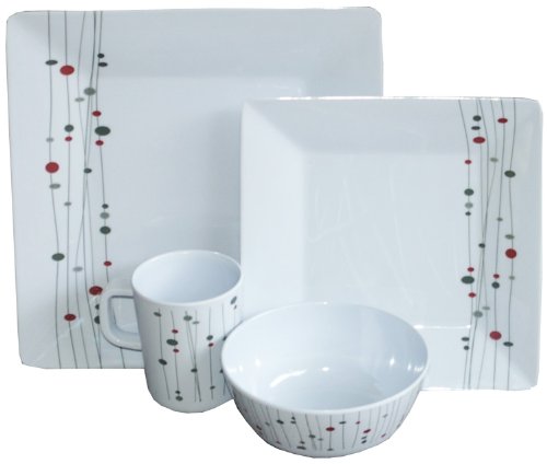 Melaminset 16 teile Linea Neu campinggeschirr Campingküche