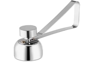 BAIJ Nakładka na jajka, otwieracz do muszli ze stali nierdzewnej otwieracz do jajek nóż do jajek śniadanie skorupa separator narzędzie do usuwania twardych miękkich jajek