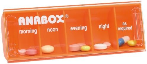 Anabox Daily Pillbox Orange
