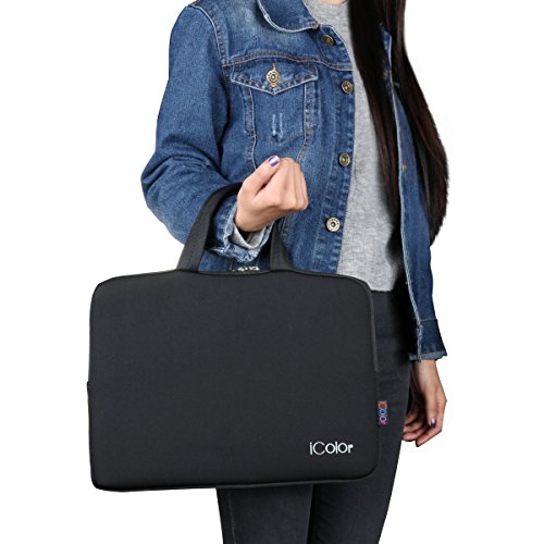 iColor Schmetterling Netbook- und Chromebook- Tasche Notebooktasche Laptoptasche Schutzh  lle f  r Gr    e 11 6 12 12 1 Zoll  mit Tragegriff DEIHB12-0