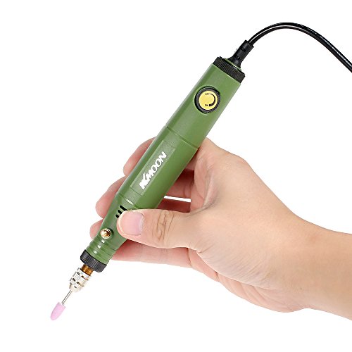 KKmoon AC110-230V Mini Elektrische Schleifer Set/ Variable Geschwindigkeit Bohrmaschine/ Praktische Schleifen Werkzeug Ausgezeichnete Fräsen Trimmen Polieren Bohren Schneiden Gravieren Werkzeug Kit - 4