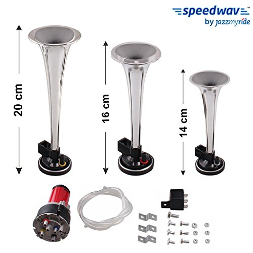Speedwav 3 Pipe Car/Bike Air Pressure Horn Chrome RS.1309 (68.00% Off) - Amazon