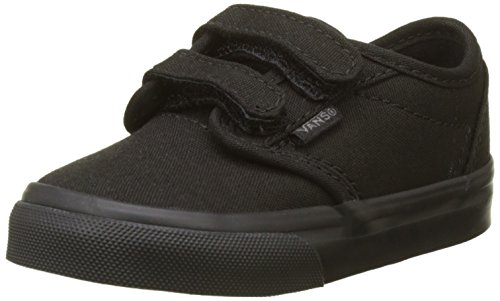 Vans Unisex Babies’ Atwood V Trainers, Black ((Canvas) Black/Black), 5 UK 21.5 EU