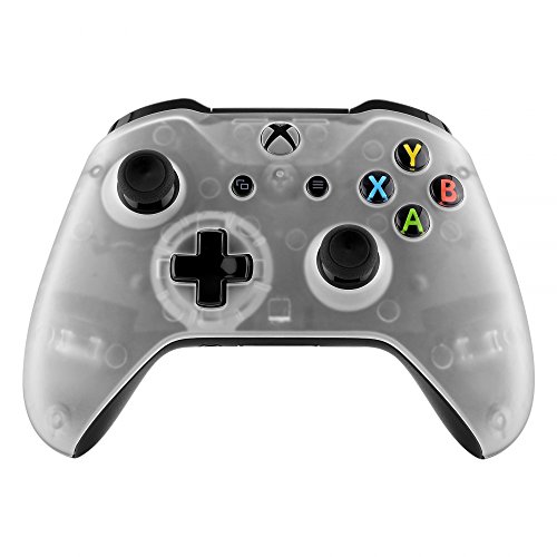 Preisvergleich Produktbild eXtremeRate Obere Schutzhülle Case Softlacke Hülle Cover Oberschale Gehäuse Skin Schale für Xbox One S / X Controller(Transparent)