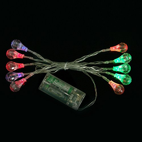 Preisvergleich Produktbild LAOYE Wasserdicht Kristallkugel 10er led lichtketten Geschmuck ohne Batterien