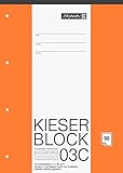 Brunnen 1042923 KIESER-Block Lineatur 3 (A4, 50 Blatt,...