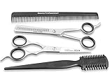 Premium Frisörscheren-Set 4-Teilig Haarpflege Beauty-Pflege-Set