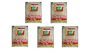 MEGHA MEHANDI Sterling International Megha Mehandi| Amonia Free Herbal Based Heena Hair Colour Powder| Natural Burgundy 5 Pcs