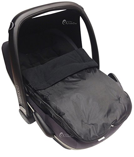 Universal Car Seat Footmuff To Fit Maxi Cosi Pebble Black