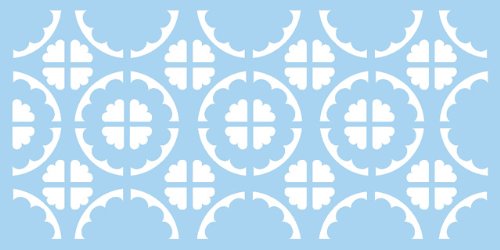 Preisvergleich Produktbild RAYHER - Schablone, 30x60 cm, SB-Btl. 1 Stück, Tiles