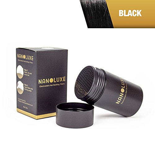 Nero nanoluxe capelli Fibre 25 g