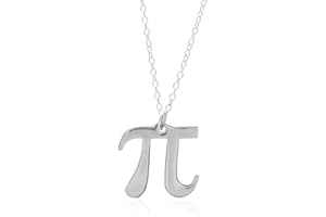 Stonham Unisex Mathematical Pi Symbol Pendant Necklace