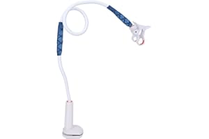 FASTUU Support de tuyau pour appareil respiratoire, support de tube pour appareil respiratoire, base en spirale en alliage d'aluminium