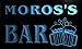 Produktbild w048429-b MOROS Name Home Bar Pub Beer Mugs Cheers Neon Light Sign Barlicht Neonlicht Lichtwerbung