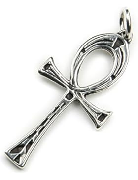 Ankh Schmuck 925er Silber Anhänger Henkelkreuz Länge mit Öse: 4.5cm