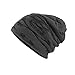 Produktbild Happy Event Herren Thicken Warm Knit Beanie Crochet Winter Stricken Schädel Slouchy Caps Hut (Grau)