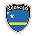 Produktbild 2 x 10 cm/100 mm Curacao Flagge Design Vinyl Aufkleber Reise Gepäck # 10662
