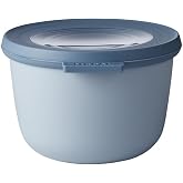 Mepal - Multi Bowl Cirqula Round - Kapaklı Saklama Kabı - Buzdolabı i&ccedil;in hava ge&ccedil;irmez saklama kutusu ve mikrodalga fırın kab