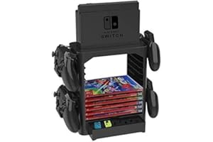 BERRYKING Playstand Basi Staffe incl. Cassetto, Spazio per il Controller e Giochi