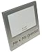 ' Me & My Grandad ' - Photo Picture Frame Gift - 5 x 3.5 " - Brushed Aluminium Satin Silver Colour