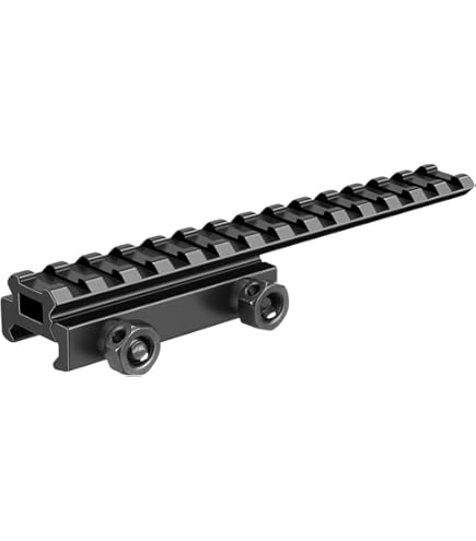 ACEXIER 10 Slots Picatinny Weaver Rail Hunting Scope Rail Adapter 11mm