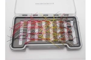 TROUTFLIES UK BOXED FISHING FLIES Bloodworm Trout Flies, 32 Apps Patterns, Spandex Spiders, Great Set, NBX33