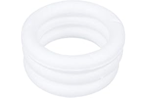 STOBOK Molde De Donas 10Pcs Craft Foam Wreath de de de Decoraciones para El Y La de para Manualidades de Proyectos Anillos De