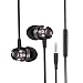 Produktbild QINPIN In-Ear-Kopfhörer mit Metall-Upgrade-Version der Turbinenleitungssteuerung mit Ohrenstöpsel aus Weizen
