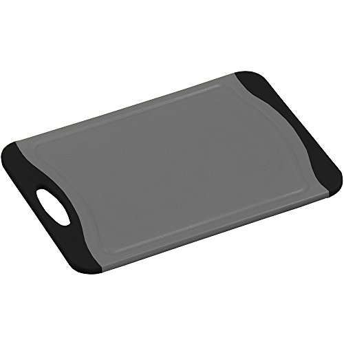 Kesper 30876 Tranchierbrett antibakteriell 36,5 x 25 x 0,9 cm, grau